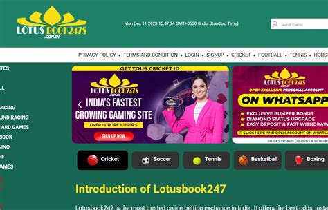 Payment Options at Lotus365.